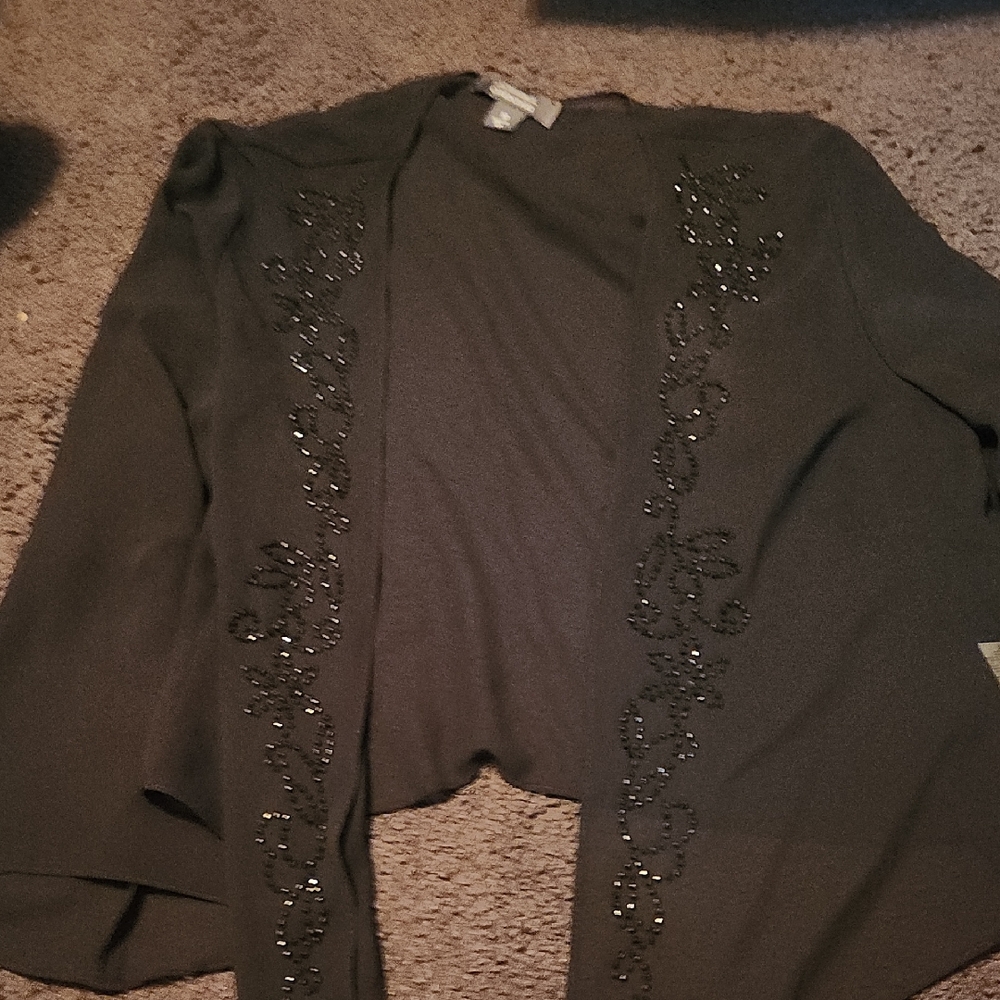 Dressbarn Collection Elegant Black Top